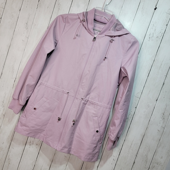 Bernardo Women's Pink Lightweight Outerwear Anorak Jacket Coat Size Small. - Picture 4 of 9